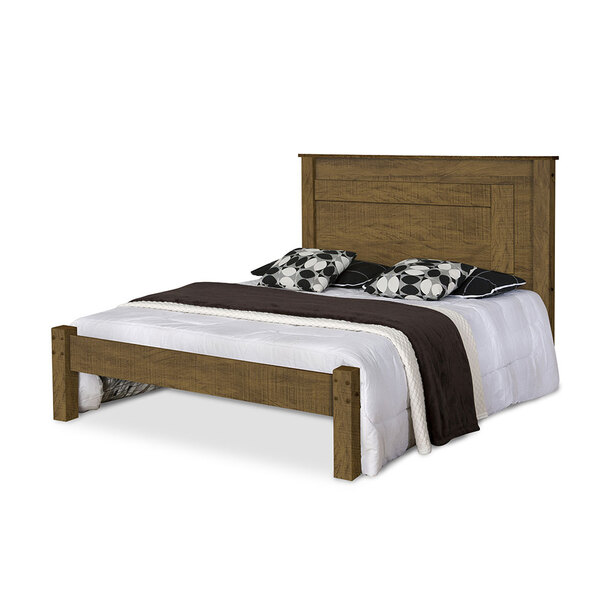 Cama De Casal Riviera 114x147x205 Cm Grenat Gabrielli Móveis