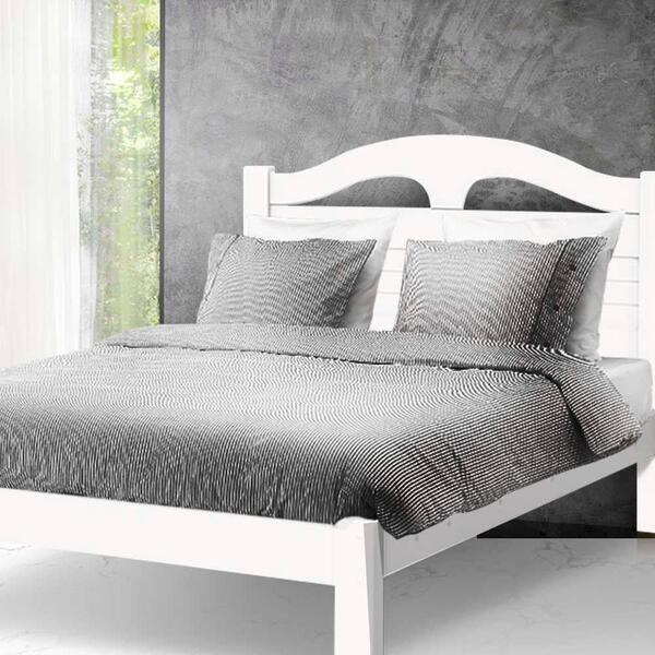 Cama De Casal Robusta Branca Melissa Fênix
