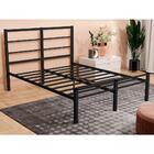 Cama De Casal Roma Estrutura 100% Em Aço Reforçada- Preto Cor