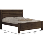 Cama De Casal Seul Leifer Móveis Braúna