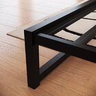 Cama De Casal Turca Em Ferro Para Colchão Box  Preto