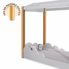 Cama De Criança Casinha Nuvem Com Colchão Branco Mel Doçura C