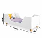 Cama De Criança Com Proteção Lateral Branco Mel Bella Cajuell