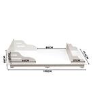 Cama De Criança Montessoriana 100% Mdf Branco Wood Fênix