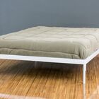 Cama De Ferro Estrado King Size - Branca