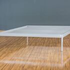 Cama De Ferro Estrado King Size - Branca