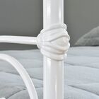 Cama De Ferro Francesa Viúva - Branca