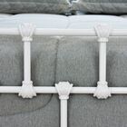 Cama De Ferro Francesa Viúva - Branca