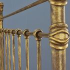 Cama De Ferro Luísa King - Sem Desenho Da Peseira - Pátina En