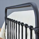 Cama De Ferro Patente Casal Comum - Preto Fosco