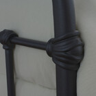 Cama De Ferro Patente Viuva - Preto Fosco