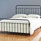 Cama De Ferro Patente Viuva - Preto Fosco