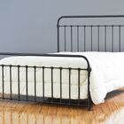 Cama De Ferro Patente Viuva - Preto Fosco