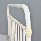 Cama De Ferro Patente Viuva - Sem Peseira -  Branco Envelheci