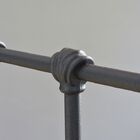 Cama De Ferro Patente Viuva - Sem Peseira -  Preto Fosco