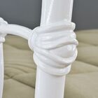 Cama De Ferro Princesa Casal - Branca