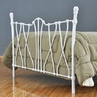 Cama De Ferro Princesa Casal - Branca