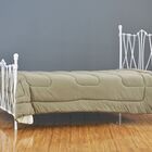 Cama De Ferro Princesa Queen - Branca