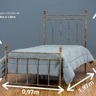Cama De Ferro Romana Solteiro