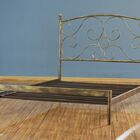 Cama De Ferro Sensação Casal Comum - Sem Desenho Da Peseira