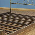 Cama De Ferro Sensação Viúva - Sem Desenho Da Peseira