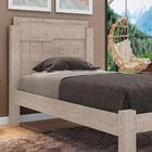 Cama De Mdf Solteiro Com Colchão Leticia Amarula Framar