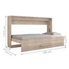 Cama De Parede Solteiro Lucy Amarula