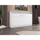 Cama De Parede Solteiro Lucy Branca