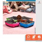 Cama De Pelúcia Macia Para Pets Grande 43x32 Impermeável Roxo