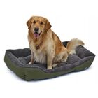 Cama De Pelúcia Macia Para Pets Grande 43x32 Impermeável Verd