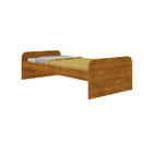 Cama De Solteiro 100% Mdf Supreme - Nature Madeirado