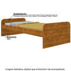 Cama De Solteiro 100% Mdf Supreme - Nature Madeirado