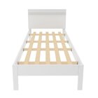 Cama De Solteiro 195x98,6cm Em Mdp Dormitório Branco