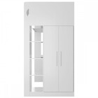 Cama De Solteiro Alta 2 Portas Branco 8297 - Foscarini