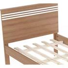 Cama De Solteiro Amendoa/branco Cm8010 - Tecno Mobili