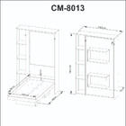 Cama De Solteiro Articulável 4 Prateleiras Branco Cm8013 - Te