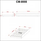 Cama De Solteiro Auxiliar Branco Cm8008 - Tecno Mobili