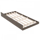 Cama De Solteiro Auxiliar Nogal Cm8008 - Tecno Mobili