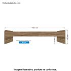 Cama De Solteiro Básica 100% Mdf Juvenil Conect Branco