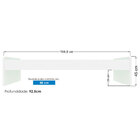 Cama De Solteiro Básica 100% Mdf Juvenil Conect Branco