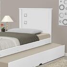 Cama De Solteiro Bibox Barcelona Branco - Tebarrot