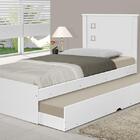 Cama De Solteiro Bibox Barcelona Branco - Tebarrot