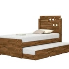 Cama De Solteiro Bibox Luiza Malbec – Vitamov