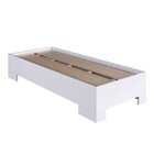 Cama De Solteiro Box Com Estrado Fixo 80 - Xangai Branco