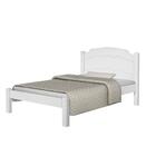 Cama De Solteiro Branco Basoto Lais
