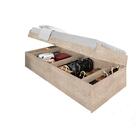 Cama De Solteiro Com Baú Camila Amarula Framar