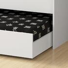 Cama De Solteiro Com Cama Auxiliar Elli Branco