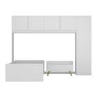 Cama De Solteiro Com Colchão/guarda Roupa/mesa De Cabeceira R