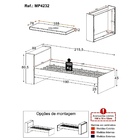 Cama De Solteiro Com Colchão Incluso E Baú Embutido Multimóve