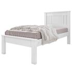 Cama De Solteiro Com Colchão Maricá Branco